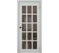 Межкомнатная дверь Tandoor  модель Английская решетка 15 цвет RAL 7035