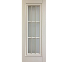 Межкомнатная дверь Tandoor модель Багет №27/3 цвет Белая эмаль
