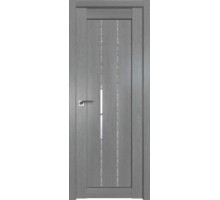 Дверь межкомнатная Profil Doors 49XN (Грувд Серый) стекло графит