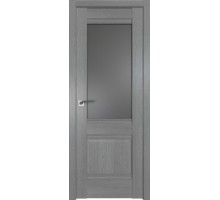 Дверь межкомнатная Profil Doors 2XN (Грувд Серый) стекло графит