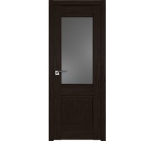 Дверь межкомнатная Profil Doors 2XN (Дарк браун) стекло графит