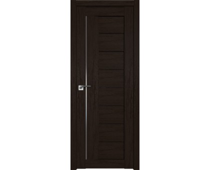 Дверь межкомнатная Profil Doors 17XN (Дарк браун) стекло триплекс черный