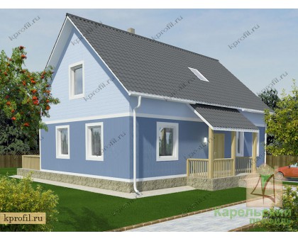 Комплект мансардного дома "Койва" 132 м2
