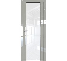 Дверь межкомнатная Profil Doors 8L (Галька Люкс) стекло белый триплекс