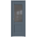 Дверь межкомнатная Profil Doors 2U (Антрацит) стекло графит прозр. фьюзинг/графит
