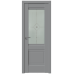 Дверь межкомнатная Profil Doors 2U стекло коричн, прозр, матовое