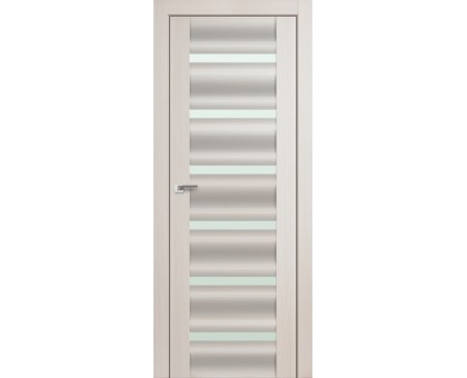 Дверь межкомнатная Profil Doors 57x Эш Вайт (Эш Вайт Мелинга) стекло матовое