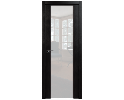 Дверь межкомнатная Profil Doors 8x Эш Вайт (Эш Вайт Мелинга) стекло белый триплекс