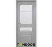 Межкомнатная дверь Гранд 7 ДО серый vinyl